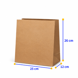 Saco de papel kraft delivery P